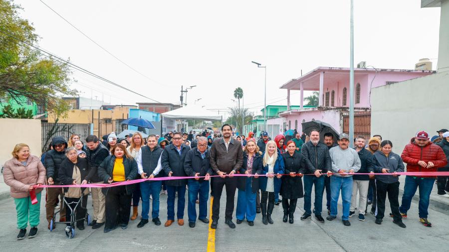 Inauguró Carlos Peña Ortiz pavimentación con recursos del REPUVE