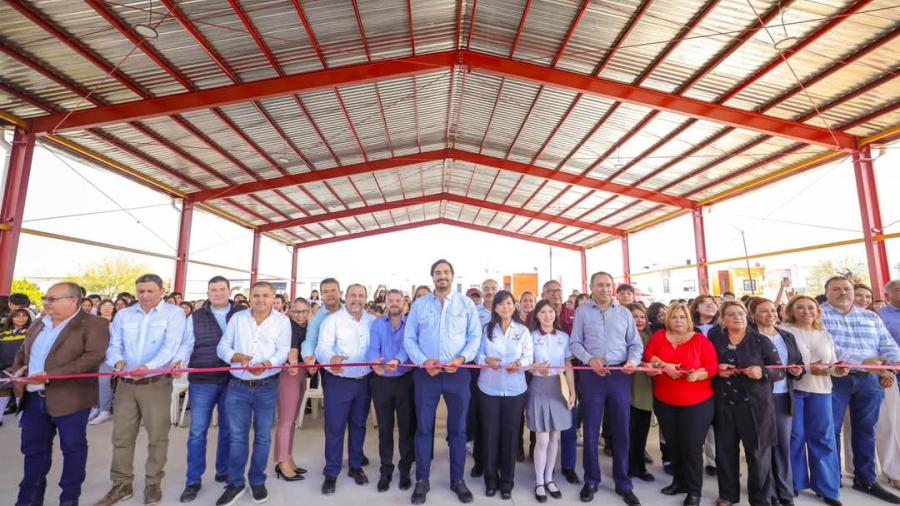 Inauguró Carlos Peña Ortiz Techumbre escolar del COBAT 17 por más de 3.4 MDP