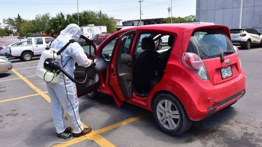 Arrancará mañana en colonias de Reynosa jornada gratuita de desinfección de automóviles particulares y “peseras” contra la pandemia del  COVID-19