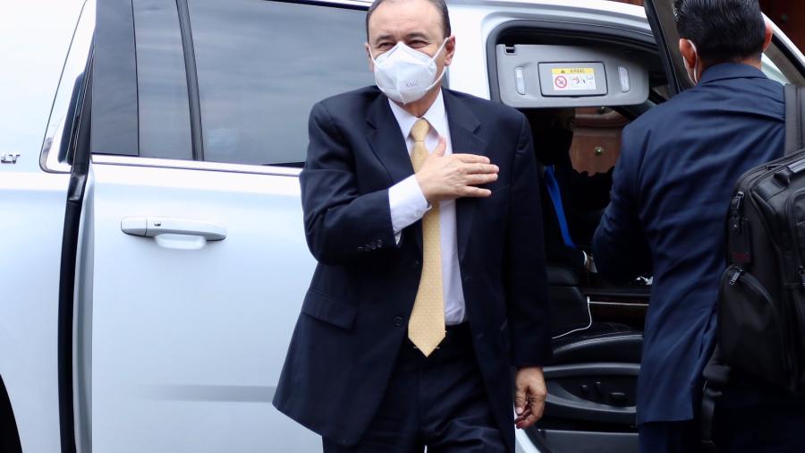 Gobernadores electos de Morena llegan a Palacio Nacional