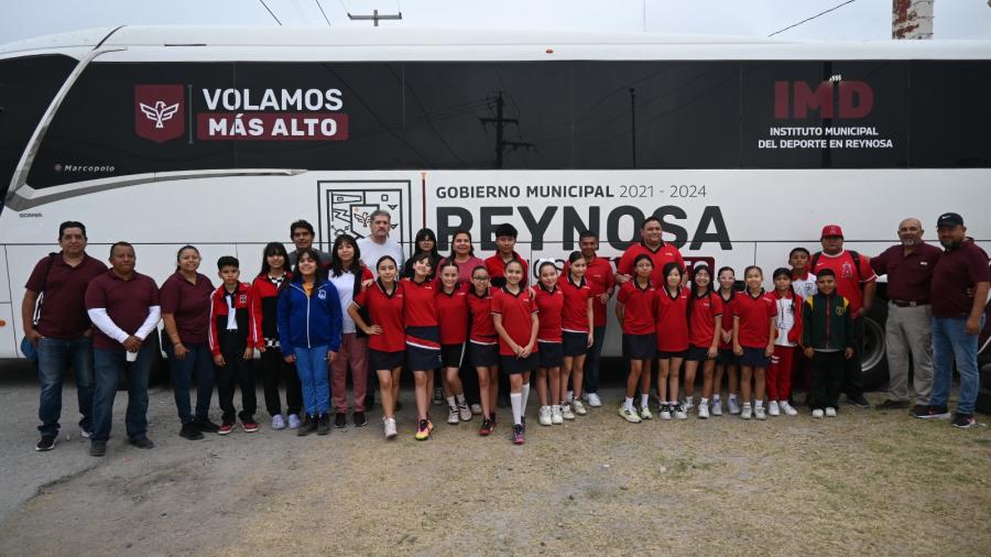 Imparable apoyo al deporte escolar en Reynosa