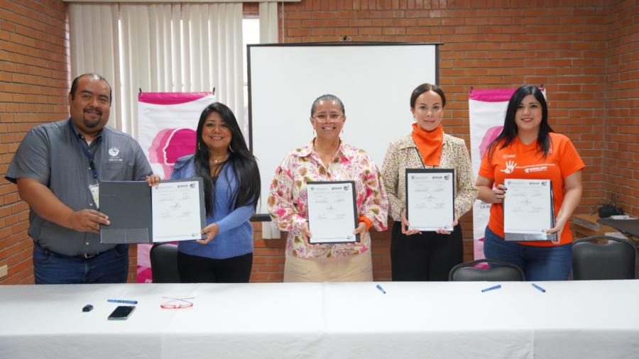 Firman INMUJER y CECATI convenio de colaboraci&oacute;n para becar a mujeres de Nuevo Laredo