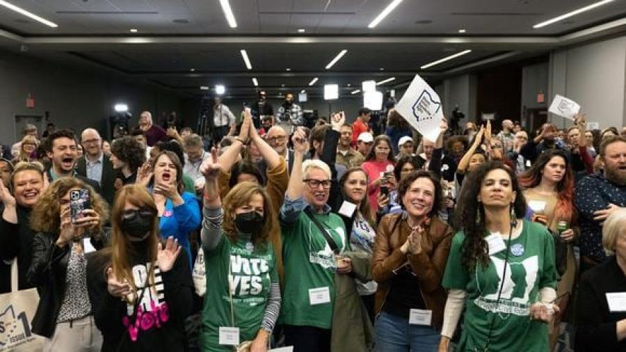 Ohio votó a favor de consagrar el aborto en la Constitución estatal