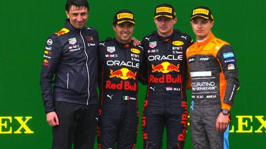 Checo Perez se sube al podio en Imola y es 3ro en el mundial de F1