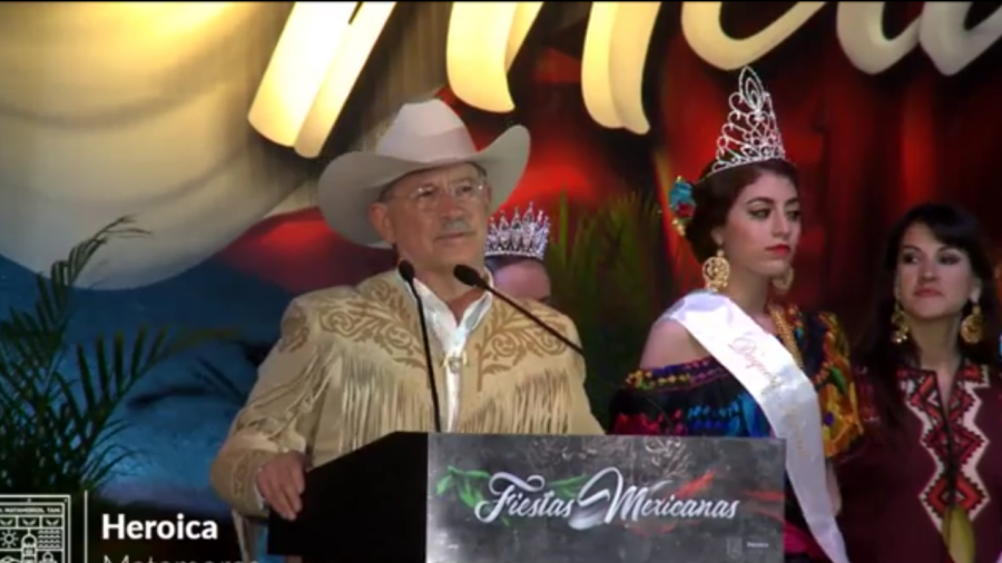 Inaugura Alcalde de Matamoros Fiestas Mexicanas 2017