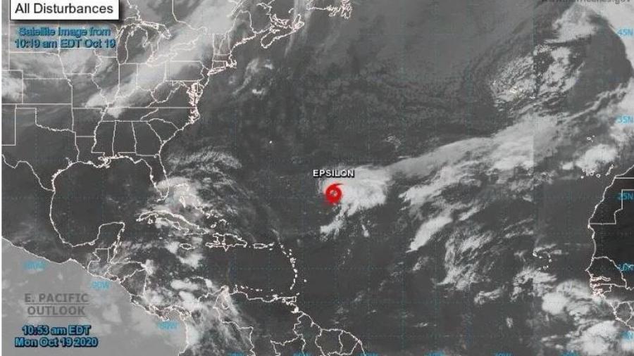 Se forma en el Atlántico la tormenta tropical “Epsilon”