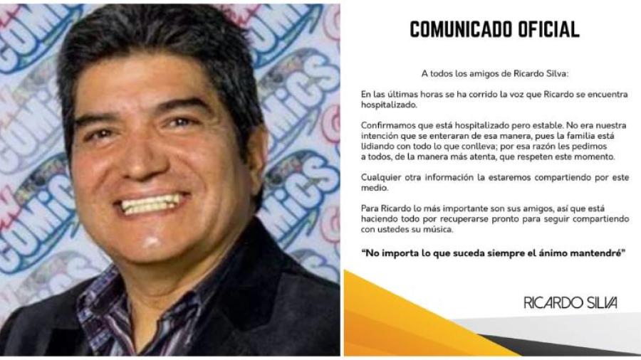 Ricardo Silva, voz de la canción de ‘Dragon Ball’ es hospitalizado por Coronavirus