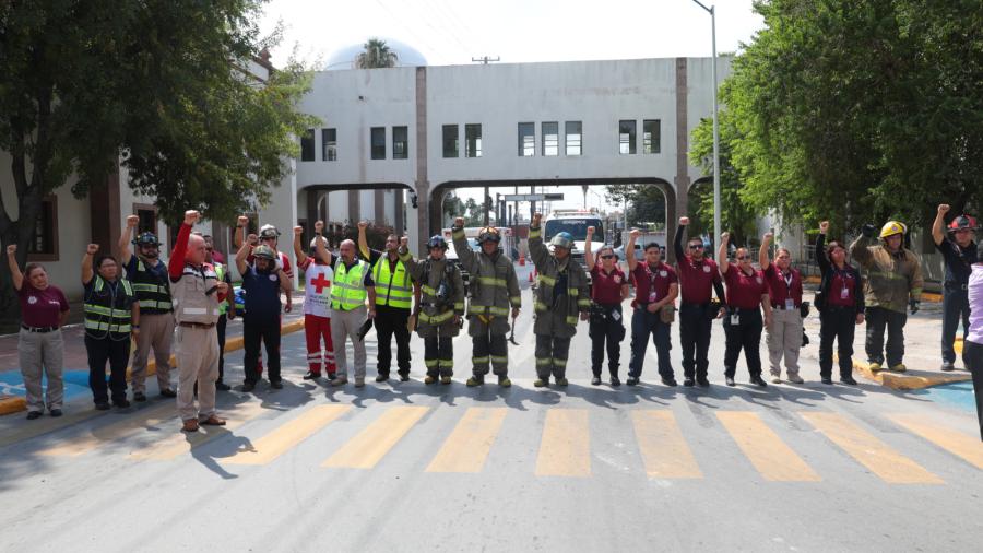 Participa Gobierno Municipal en simulacro nacional de protecci&oacute;n civil 2024