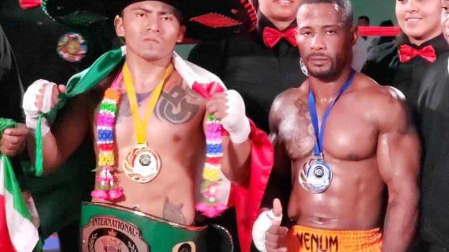 Tamaulipeco defiende con éxito título mundial de Muay Thai