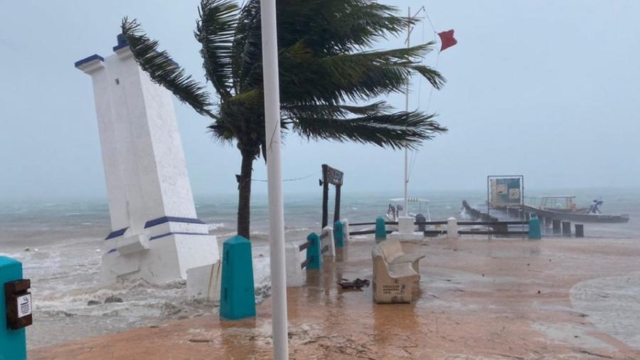 Desalojan a más de 39 mil personas en Yucatán tras el paso de Delta