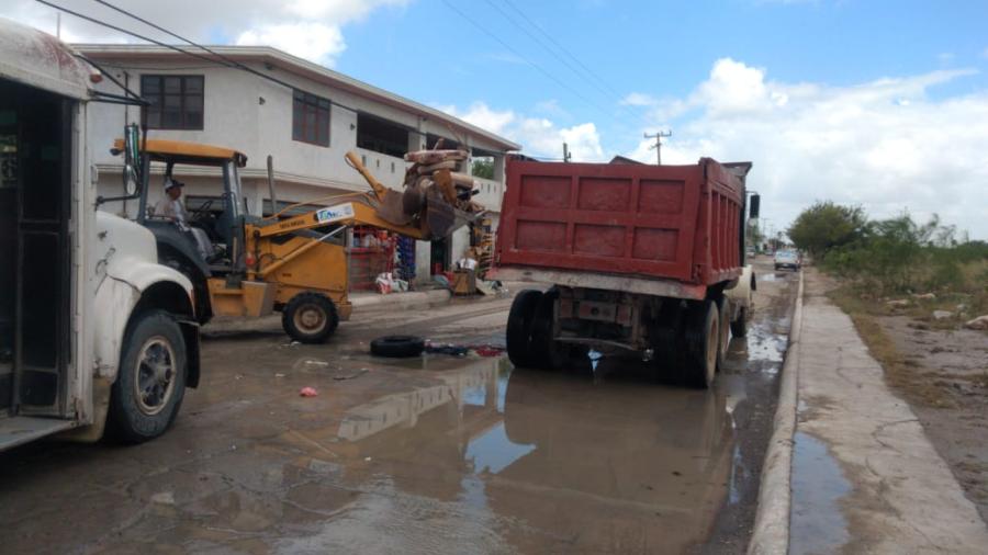 Avanza el drenado de las colonias de Reynosa, sólo 7 presentan aún acumulación de agua