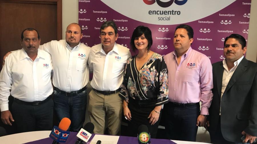 Presenta el PES a ex alcaldes del PRI como candidatos a diputaciones