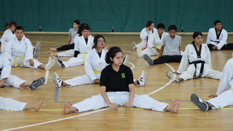 Fue sede Polideportivo Reynosa de Taller Intercolegial de Taekwondo