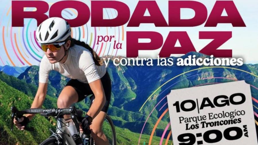 Invita INJUVE Tamaulipas  a participar en la Rodada por la Paz y Contra las Adicciones en Ciudad Victoria