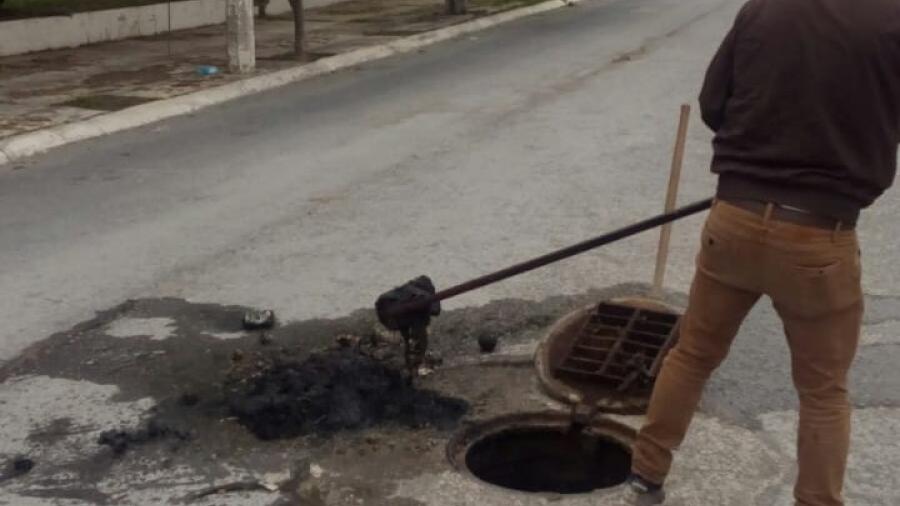 Higiene a drenajes en colonias de Reynosa
