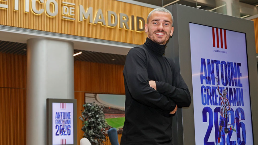 Griezmann firma su nuevo contrato con el Atlético de Madrid hasta 2026