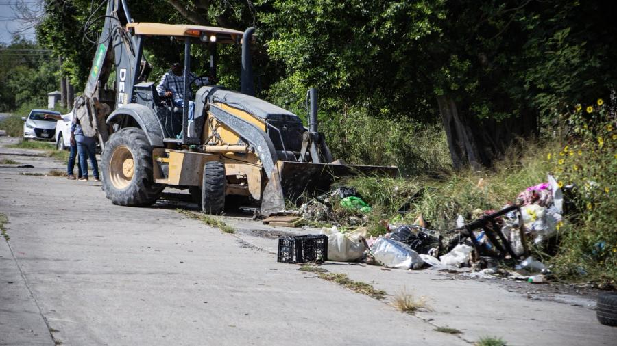 Intensifica Gobierno de Matamoros acciones para eliminar basureros clandestinos