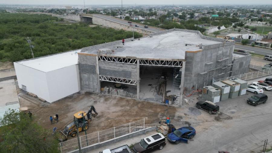 Avanza la construcción de la Infoteca en Nuevo Laredo