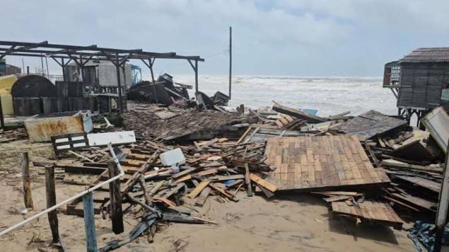 Sí hubo daños en la infraestructura de la Playa Bagdad por tormenta “Alberto” : PC