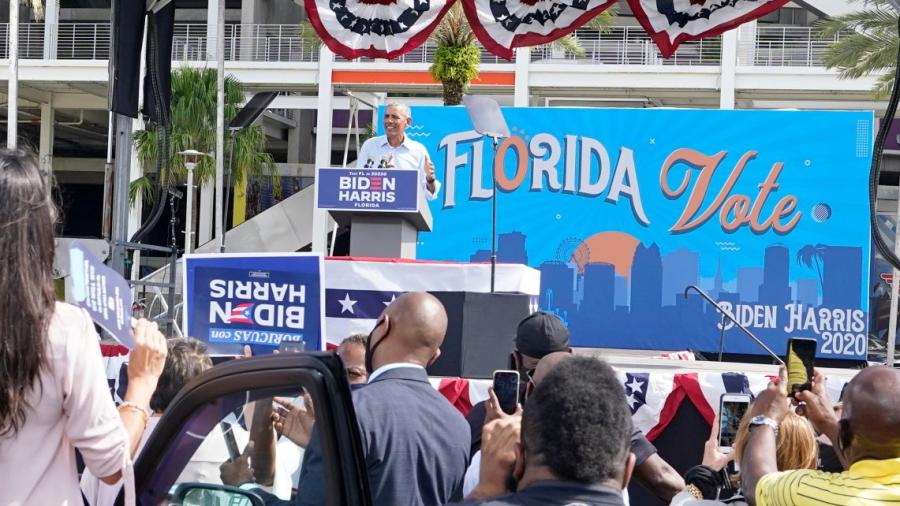 Obama e Ivanka visitan Florida para buscar votos en ambas campañas presidenciales