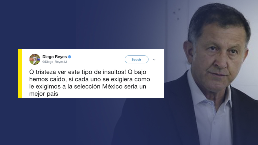 Diego Reyes explota tras los insultos contra Osorio