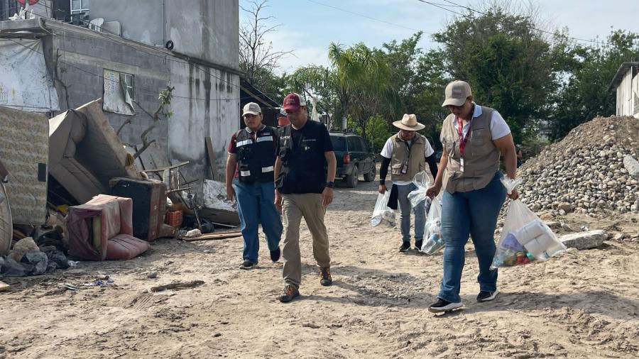 Inicia censo del Gobierno Federal en 37 colonias afectadas por inundaciones en Reynosa 