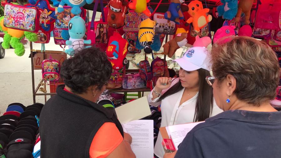 Ayuntamiento de Madero censa a casi 500 tianguistas en los 8 rodantes