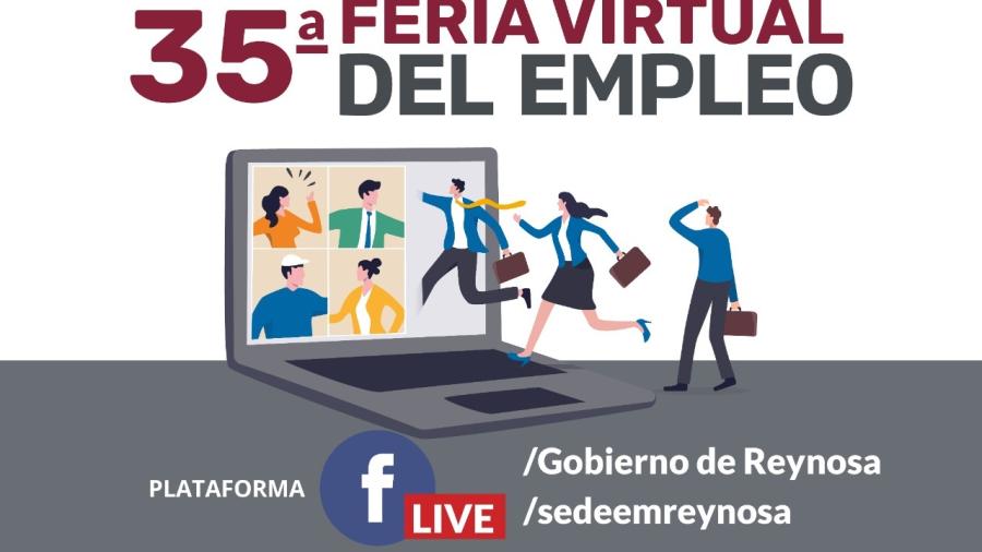 Continúan Ferias del Empleo virtuales de la SEDEEM Reynosa 
