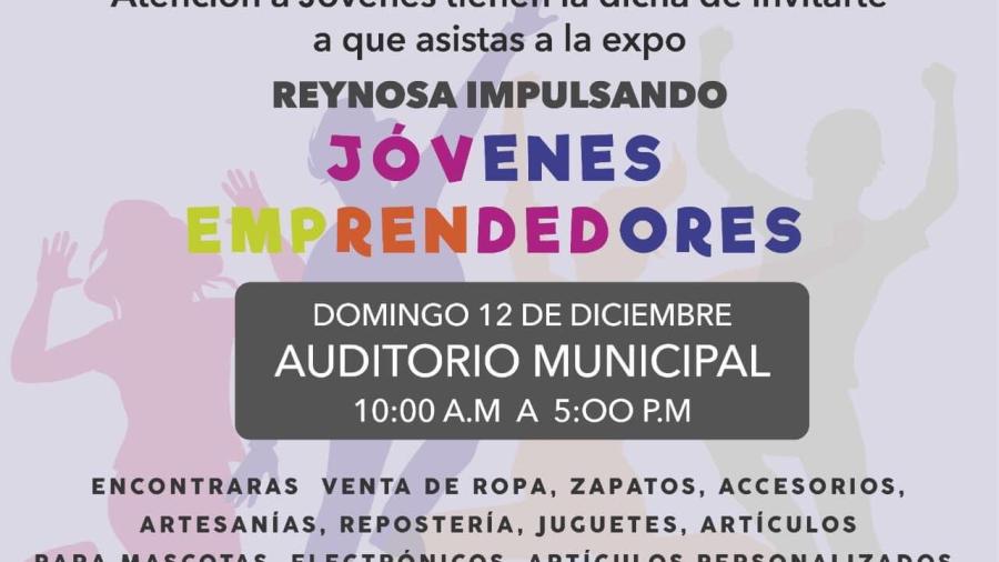 Realizará DIF Reynosa Expo Jóvenes Emprendedores 