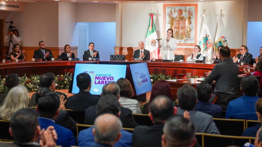 Respaldan líderes políticos continuidad de Carmen Lilia Canturosas como alcaldesa de Nuevo Laredo