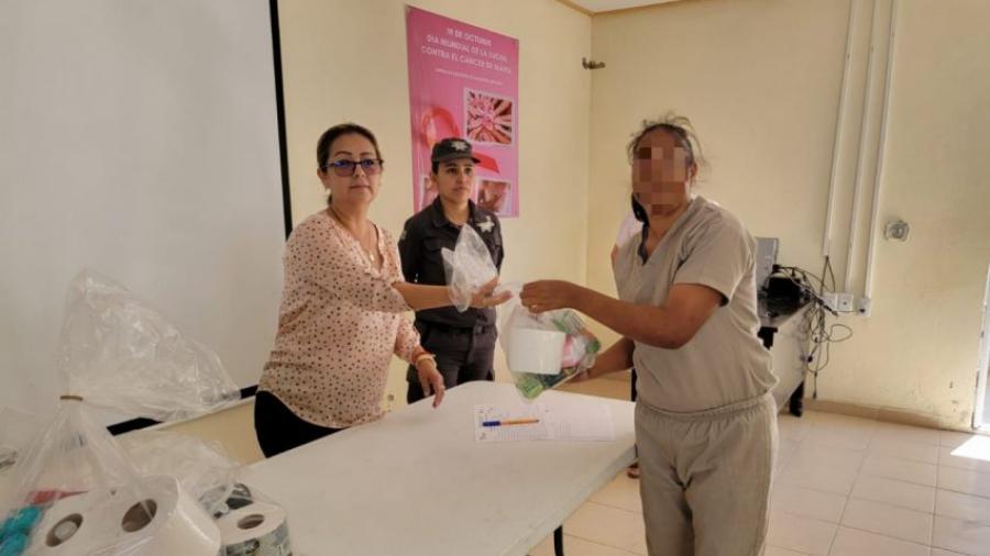 Reciben mujeres del CEDES Reynosa artículos de higiene y fórmulas lácteas para sus hijos e hijas