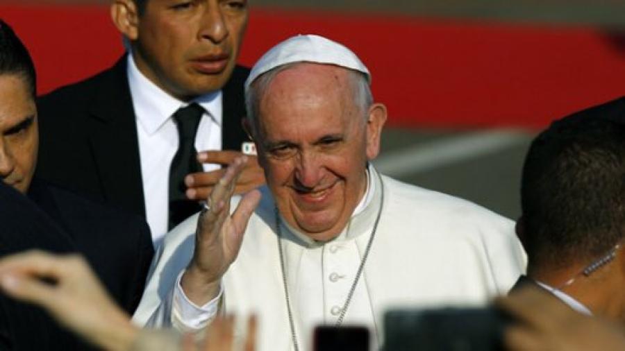 Arriba Papa Francisco a Colombia