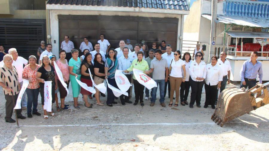 Arranca gobierno de Tampico obras de pavimentación en las colonias Morelos y Obrera