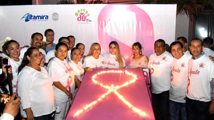Gobierno Municipal y DIF Altamira se suman a la lucha contra el cáncer de mama