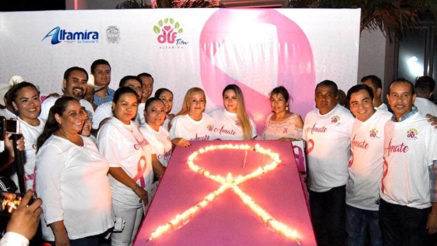 Gobierno Municipal y DIF Altamira se suman a la lucha contra el cáncer de mama