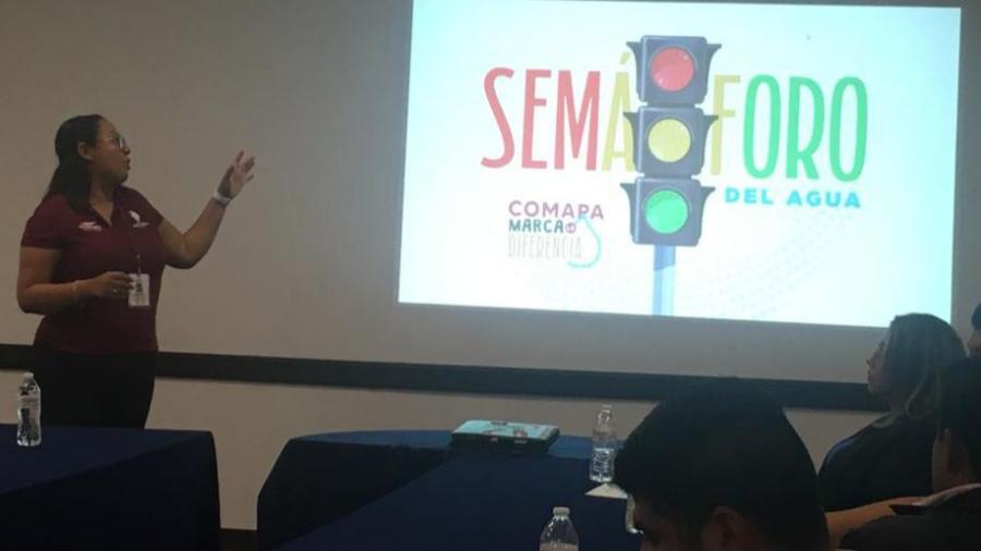 Continua Comapa llevando mensaje de cultura del agua en las industrias maquiladoras 