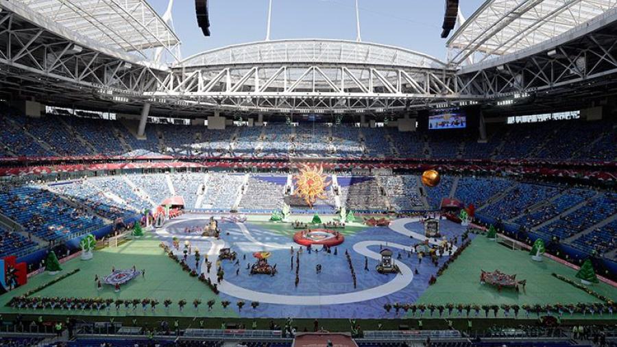 Afición se olvida de la ceremonia de la Confederaciones