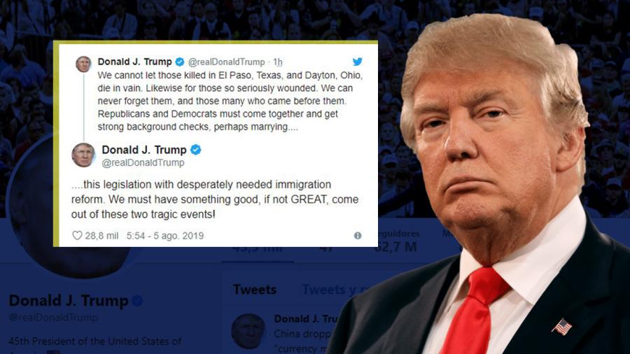 Propone Donald Trump un control de armas más estricto