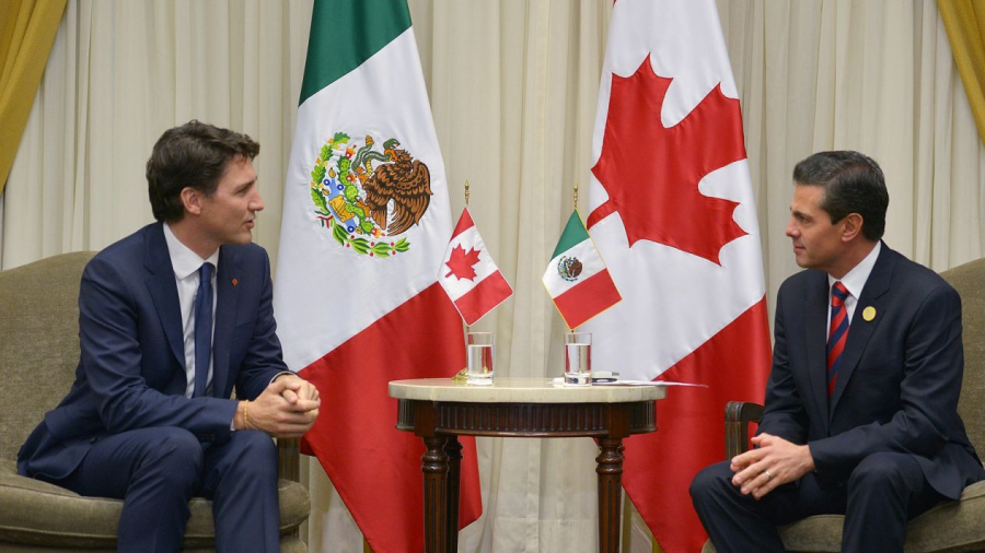 Peña y Trudeau retoman el tema de TLCAN