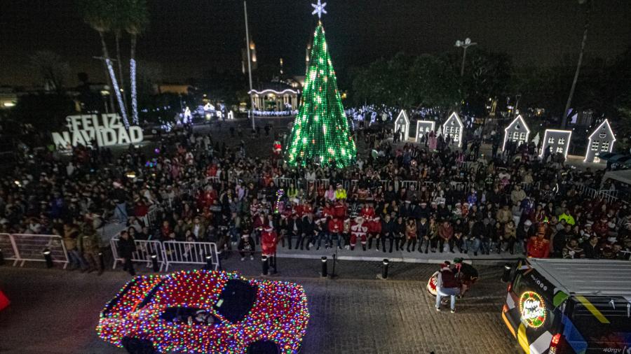 Matamoros brilla con el arranque de las festividades navideñas