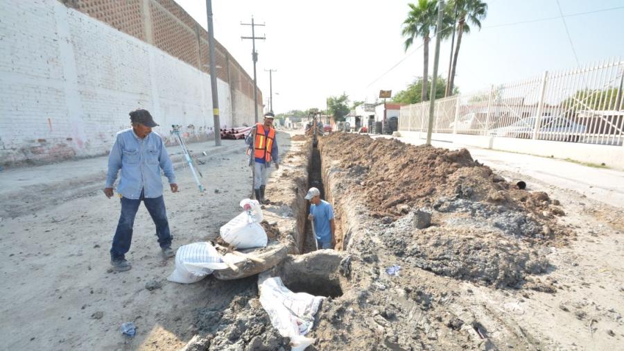 Calle Ortiz Rubio es pavimentada