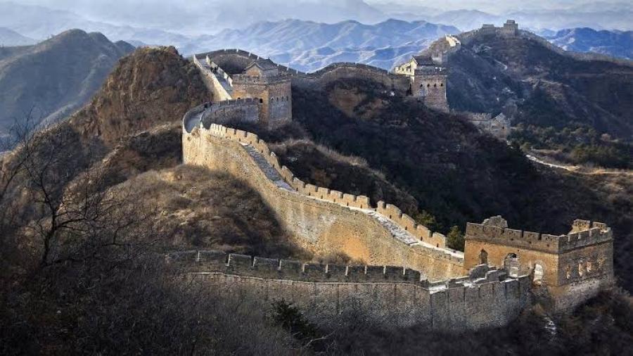 Se derrumba parte de la Gran Muralla China tras sismo