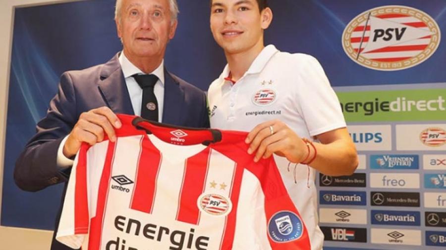 Lozano es presentado oficialmente en el PSV 