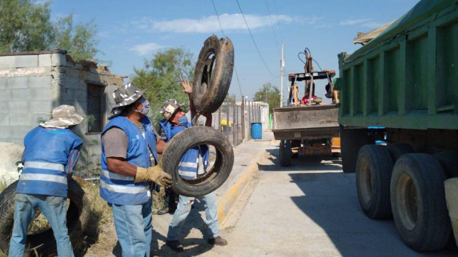 Neumáticos inservibles problema grave en Nuevo Laredo