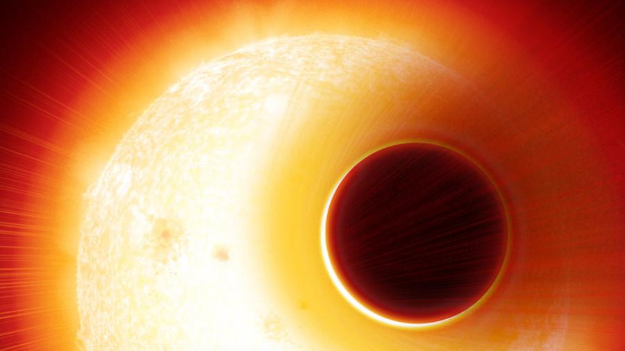 Descubren exoplaneta inflado con helio