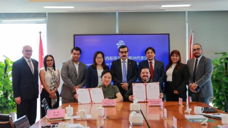 Firma Tamaulipas carta de intención con el Consejo Chino de Promoción del Comercio Internacional
