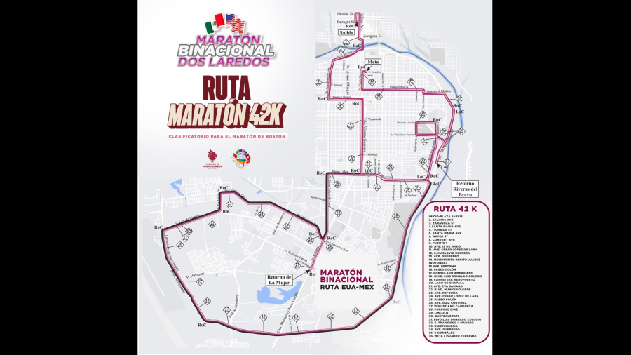 Se reporta Nuevo Laredo listo para primer Maratón binacional