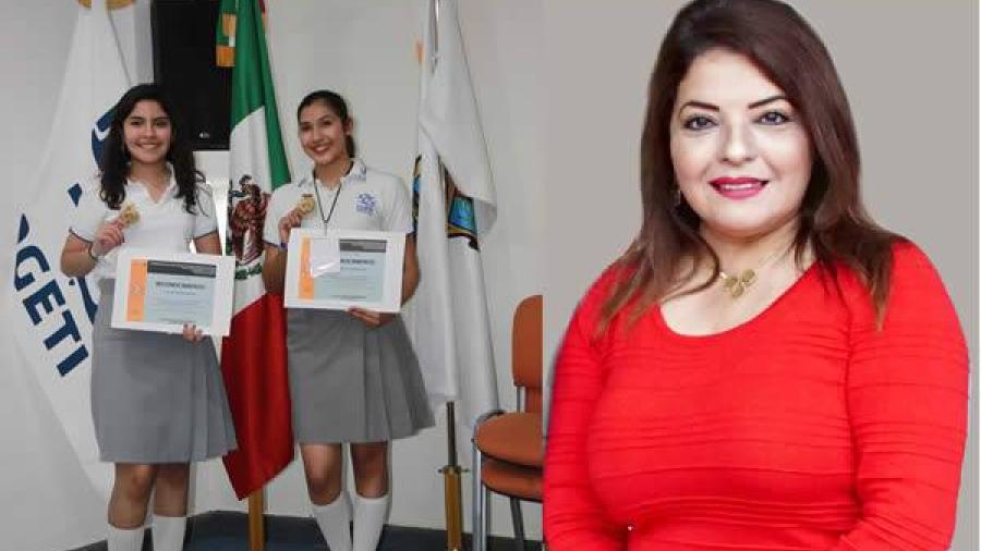 Felicita alcaldesa a Yareli y Zafiro por representar a Tamaulipas en el XVIII Festival Académico