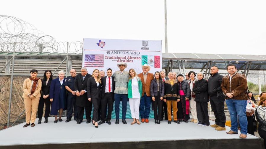 Refrendan con abrazo lazos de hermandad entre Reynosa- Hidalgo