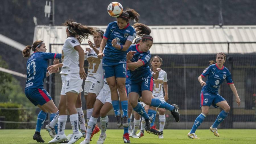 Voltereta de Monterrey en los cuartos de final de ida de la Liga Mx Femenil